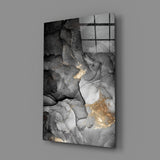 Abstract Depth Glass Wall Art