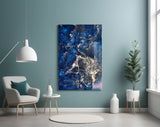 Abstract Depth Glass Wall Art