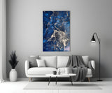 Abstract Depth Glass Wall Art