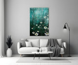 Daisies Glass Wall Art