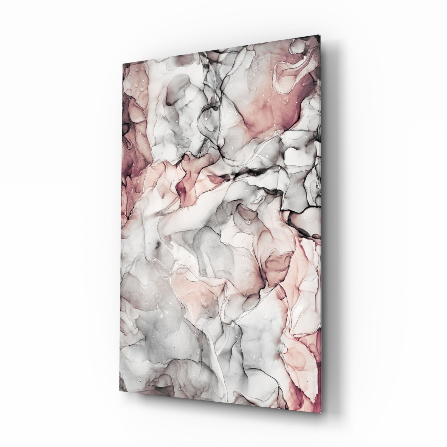 Abstract Depth Glass Wall Art