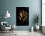 Feather Glass Wall Art