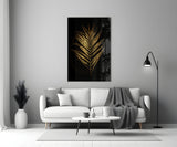 Feather Glass Wall Art