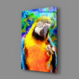 Parrot Glass Wall Art