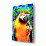 Parrot Glass Wall Art