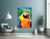 Parrot Glass Wall Art