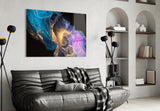 Abstract Depth Glass Wall Art