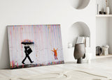 Color of Rain - Banksy Glass Wall Art