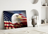 American Eagle Glass Wall Art