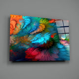 Dance of Colors Glass Wall Art