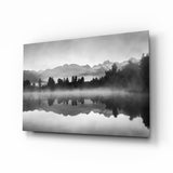 Lake View Glass Wall Art