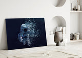 Astronaut Glass Wall Art