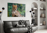 Cheetah Glass Wall Art