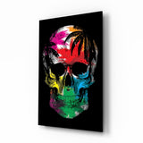 Skull Glass Wall Art