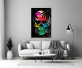 Skull Glass Wall Art