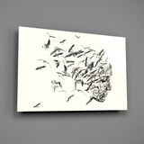 Free Thoughts Glass Wall Art