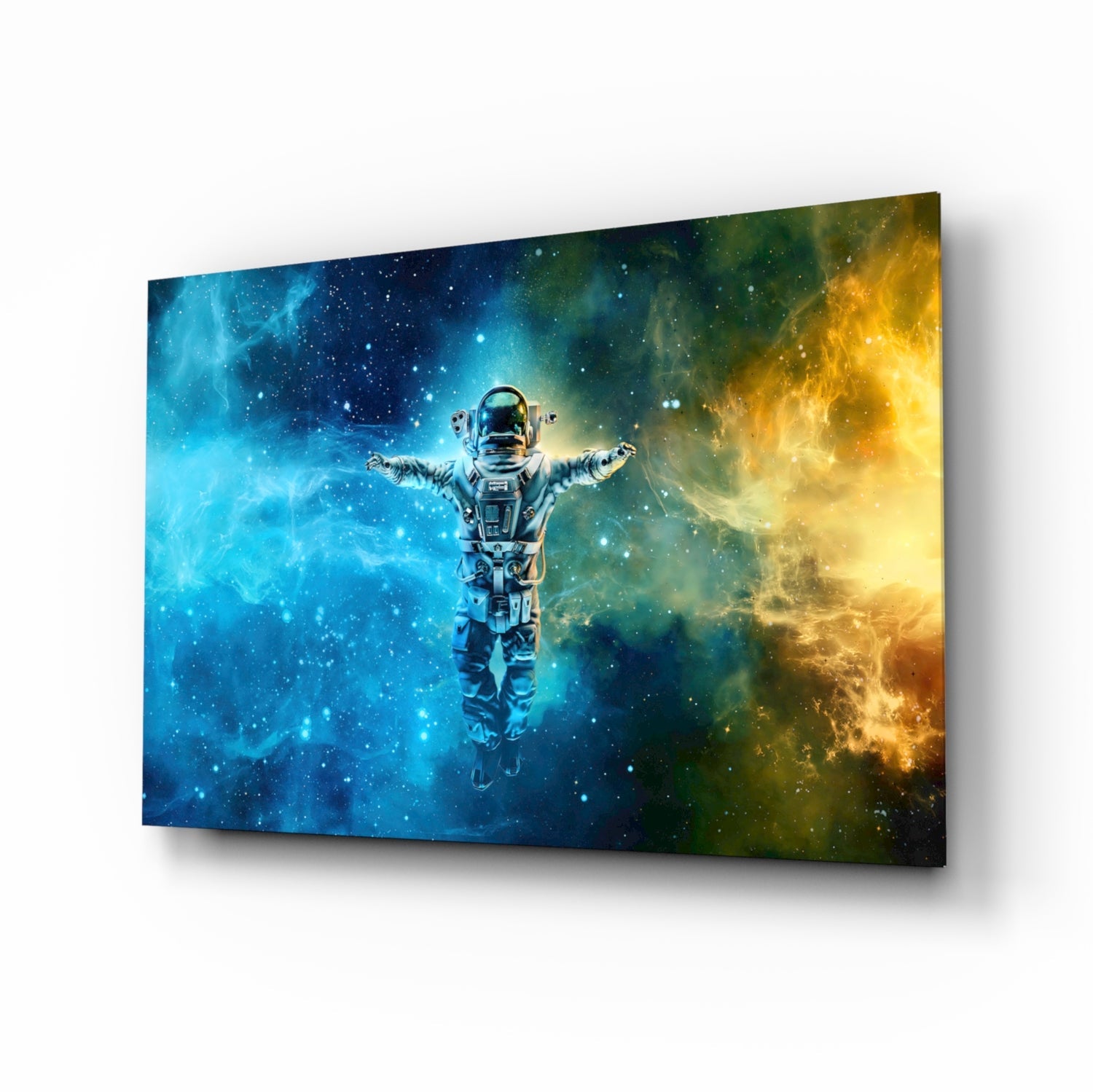 Astronaut Glass Wall Art