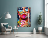 Lollipop Glass Wall Art