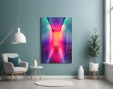 Colored Room Glass Wall Art