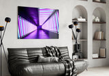 Neon Glass Wall Art