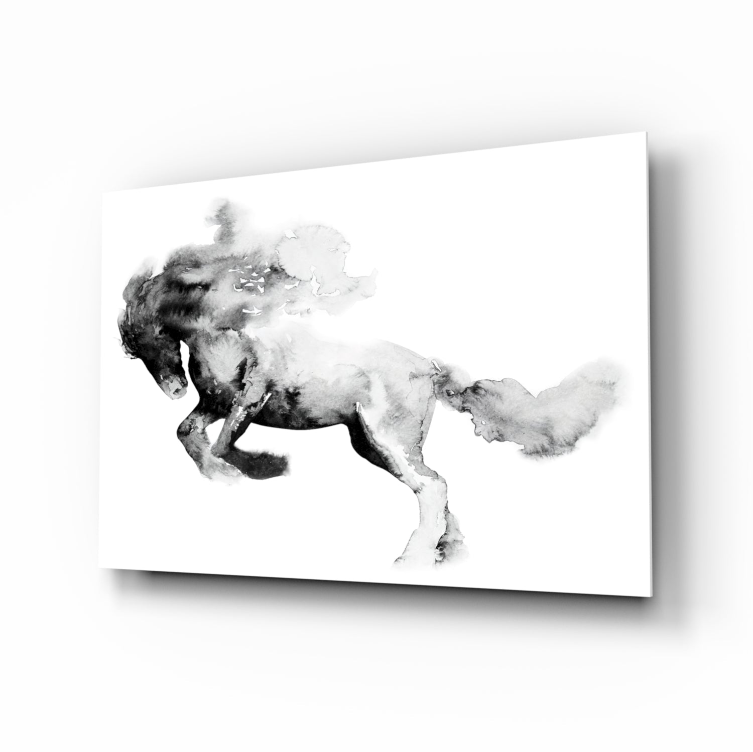 Horse Glass Wall Art