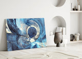 Abstract Glass Wall Art