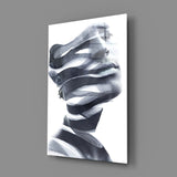 Man Glass Wall Art