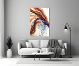 Abstract Glass Wall Art