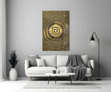 Abstract Loop Glass Wall Art