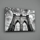 Brooklyn Bridge Glass Wall Art