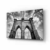 Brooklyn Bridge Glass Wall Art