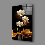 Flowers Glass Wall Art