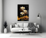 Flowers Glass Wall Art