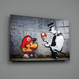 Super Mario Glass Art