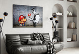 Super Mario Glass Art