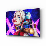 Harley Quinn Glass Art