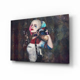 Harley Quinn Glass Art