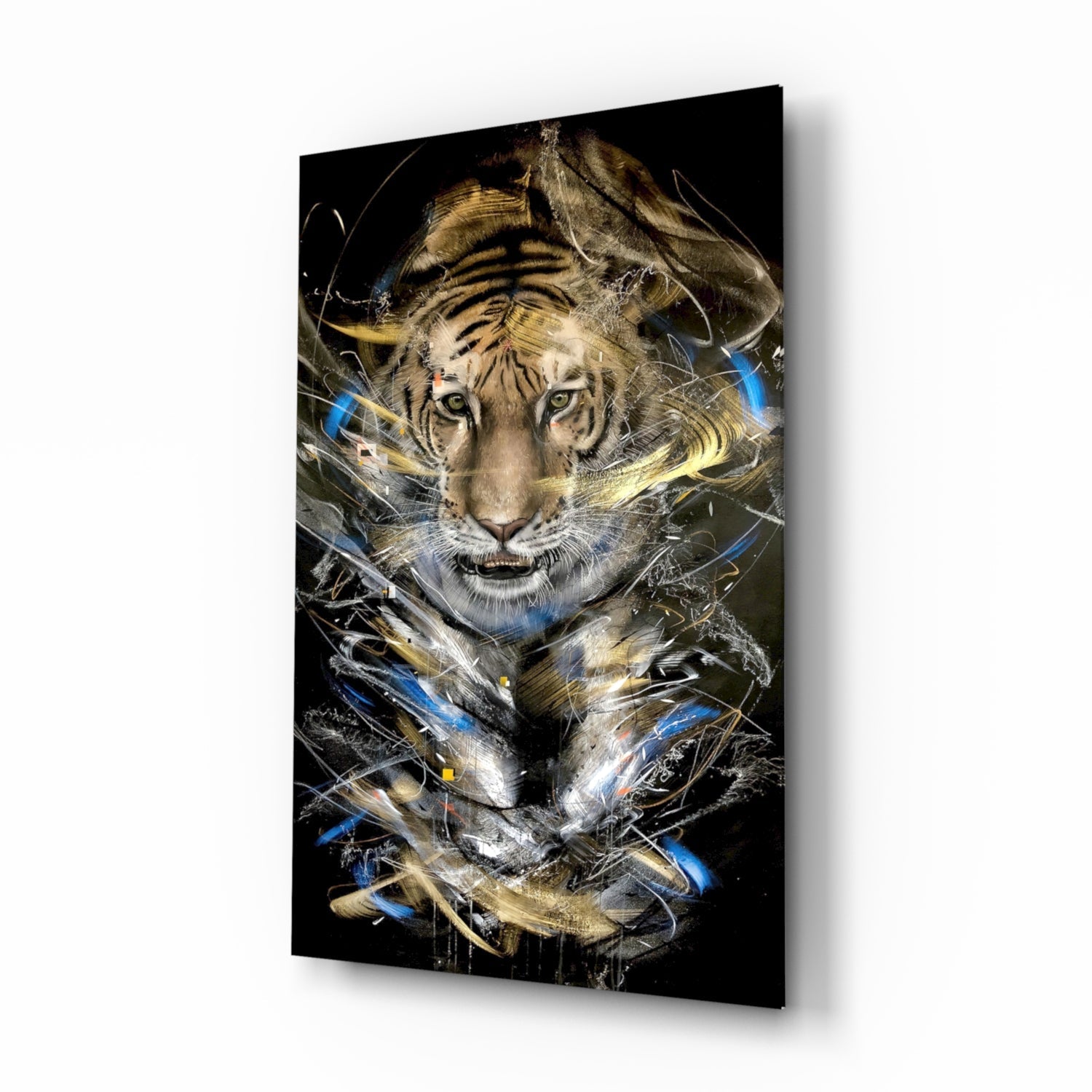 Tiger Glass Art