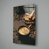 Cinnamon Coffee Glass Art