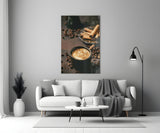 Cinnamon Coffee Glass Art