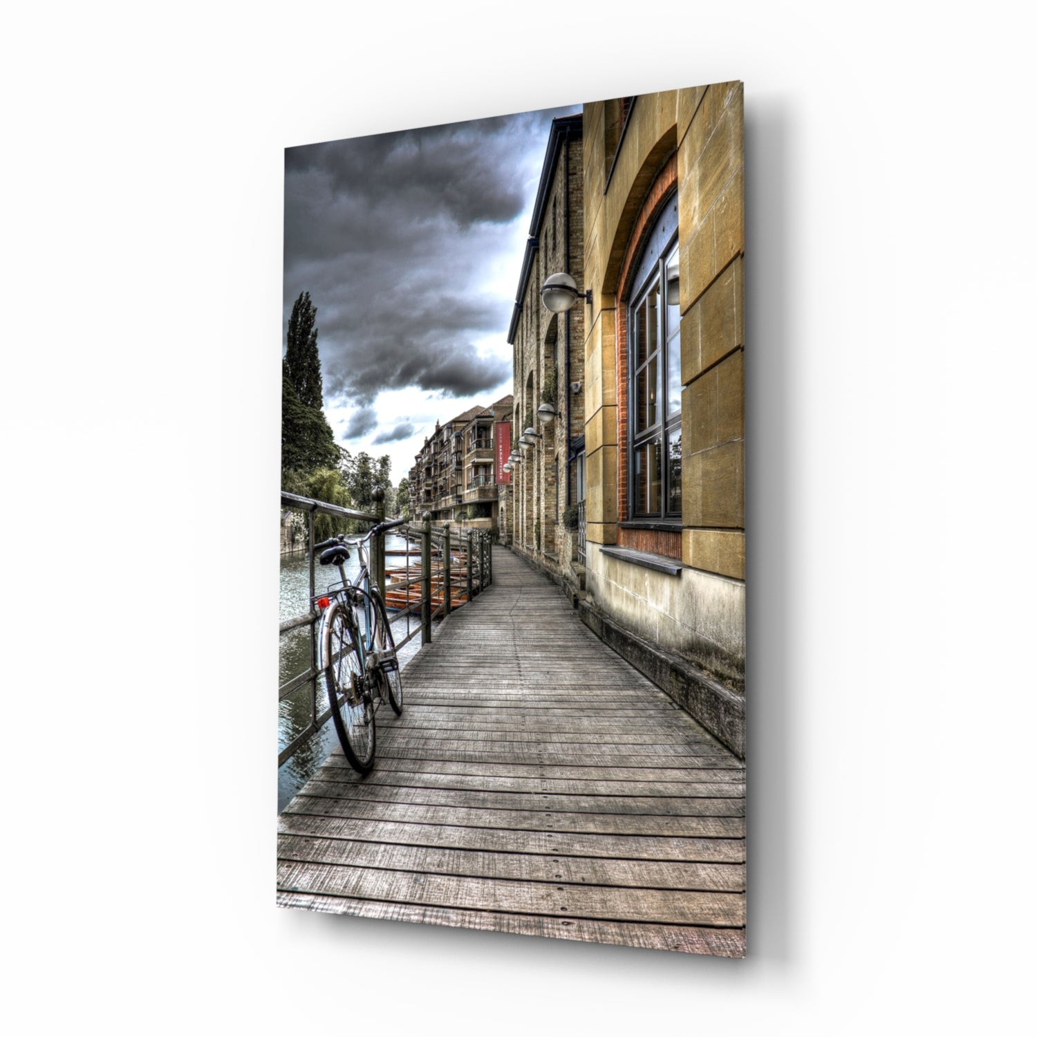 Street View Glass Wall Art