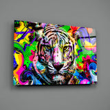 Eye of the Tiger Glass Wall Art