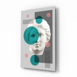 Statue Glass Wall Art