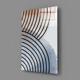 Lines of Waves Glass Wall Art