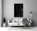 Red Wine Glass Wall Art