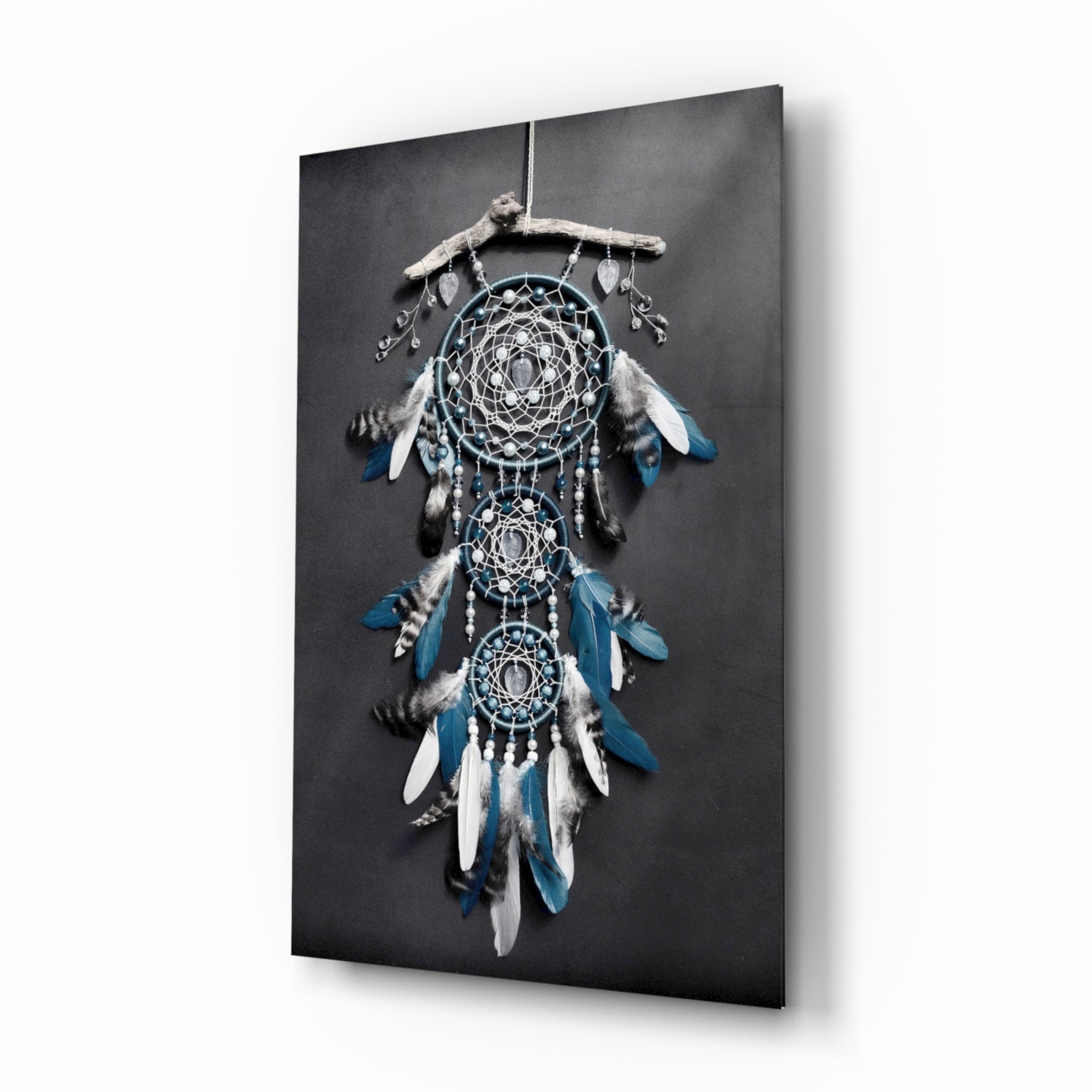 Dreamcatcher Glass Wall Art