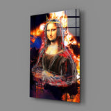 Queen Mona Lisa Glass Wall Art