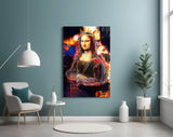 Queen Mona Lisa Glass Wall Art