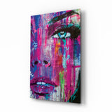 Woman Eye Glass Wall Art