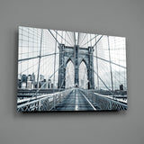 Brooklyn Bridge Glass Wall Art